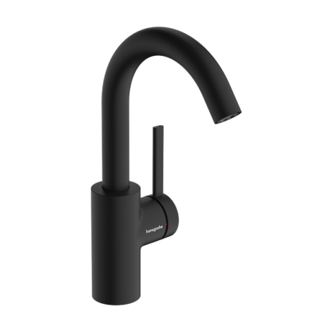 - HANSGROHE Zesis S bateria umywalkowa 210 CoolStart z obrotową wylewką bez kompletu odpływowego czarny mat 74741670 - 74741670 - Łazienki Szydłowski