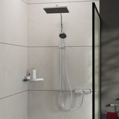  - Hansgrohe Activera Q Komplet prysznicowy 290/180 1jet EcoSmart Reno chrom 28757000 - 28757000 - Łazienki Szydłowski