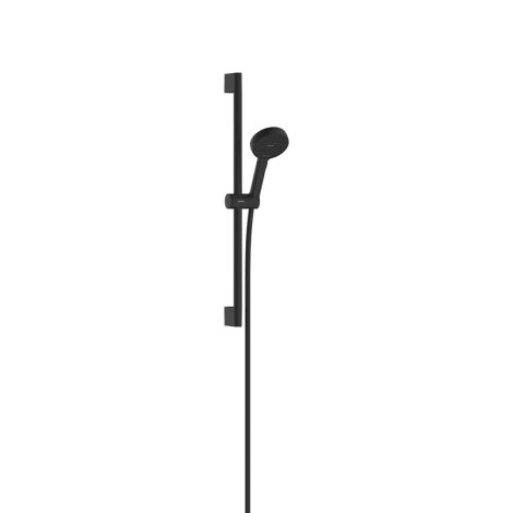  - Hansgrohe Activera Select S Zestaw prysznicowy 95 2jet EcoSmart+, WaterBoost z drążkiem 65 cm czarny mat  28863670 - 28863670 - Łazienki Szydłowski