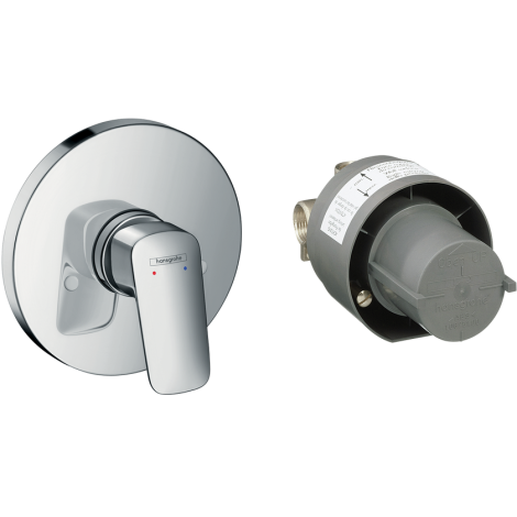  - HANSGROHE Logis Zestaw prysznicowy, podtynkowy chrom 71666000 - 71666000 - Łazienki Szydłowski