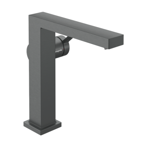 - HANSGROHE Tecturis E bateria umywalkowa czarny chrom szczotkowany 73040340 - 73040340 - Łazienki Szydłowski
