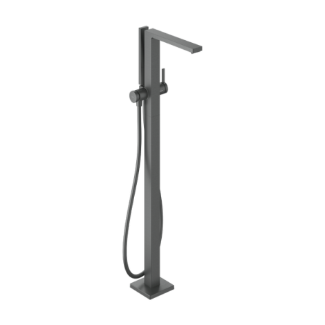  - HANSGROHE Tecturis E bateria wannowa, wolnostojąca czarny chrom szczotkowany 73445340 - 73445340 - Łazienki Szydłowski