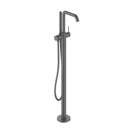  - HANSGROHE Tecturis S bateria wannowa, wolnostojąca czarny chrom szczotkowany 73440340 - 73440340 - Łazienki Szydłowski
