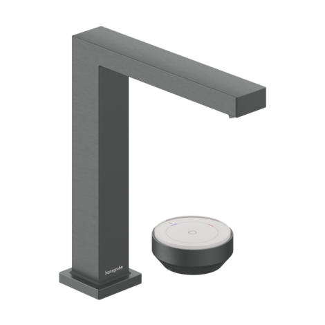  - HANSGROHE Tecturis E 2-otworowa bateria umywalkowa 150 CoolStart z niezamykanym kompletem odpływowym czarny chrom szczotkowany  73053340 - 73053340 - Łazienki Szydłowski