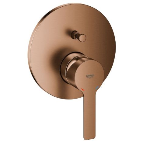 - GROHE-LINEARE bateria wannowo-prysznicowa kolor brushed warm sunset 24064DL1 - 24064DL1 - Łazienki Szydłowski
