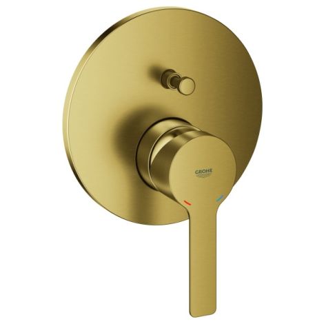 - GROHE-LINEARE bateria wannowo-prysznicowa kolor brushed cool sunrise 24064GN1 - 24064GN1 - Łazienki Szydłowski
