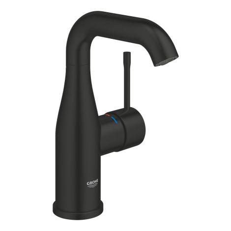 - GROHE-Essence Bateria umywalkowa, rozmiar M czarny mat 237982431 - 237982431 - Łazienki Szydłowski