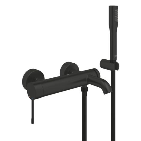  - GROHE-Essence bateria wannowo prysznicowa czarny mat 336282431 - 336282431 - Łazienki Szydłowski