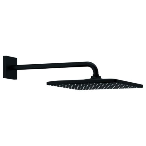  - GROHE-Rainshower Mono 310 Cube Deszczownica z ramieniem 42,2 cm phantom black 26564KF0 - 26564KF0 - Łazienki Szydłowski