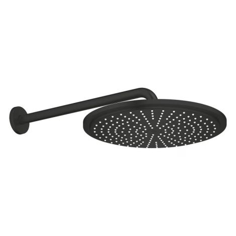 - GROHE- Rainshower Cosmopolitan deszczownica 31 cm z ramieniem kolor phantom black 26066KF0 - 26066KF0 - Łazienki Szydłowski