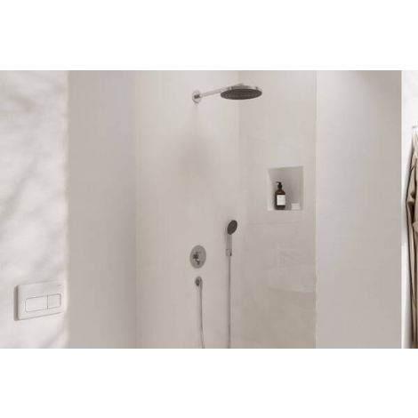 - Hansgrohe Pulsify S System prysznicowy 260 1jet z baterią termostatyczną Ecostat Comfort S i iBox universal 2, chrom 24624000 - 24624000 - Łazienki Szydłowski