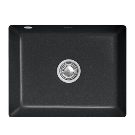 - VILLEROY & BOCH Subway Zlewozmywak podblatowy 54,5 x 44 cm chromit połysk z powłoką CeramicPlus 331001J0 - 331001J0 - Łazienki Szydłowski
