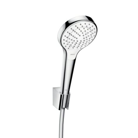  - Hansgrohe Croma Select S zestaw prysznicowy z uchwytem, 3 rodzaje strumienia z EcoSmart, chrom 28092400 - 28092400 - Łazienki Szydłowski