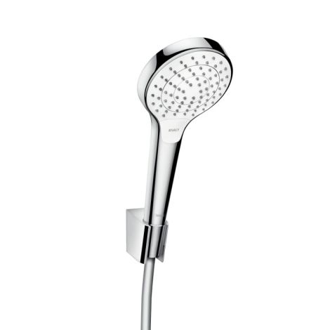  - Hansgrohe Croma Select S zestaw prysznicowy z uchwytem, 3 rodzaje strumienia z EcoSmart, chrom 28094400 - 28094400 - Łazienki Szydłowski