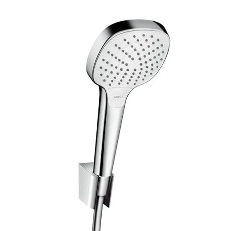  - Hansgrohe Croma Select E zestaw prysznicowy z uchwytem, 1 rodzaj strumienia z EcoSmart, chrom 28095400 - 28095400 - Łazienki Szydłowski
