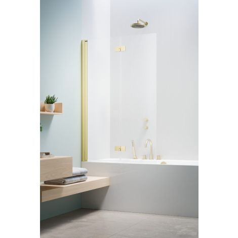 - Radway Nes 6 Brushed Light Gold PND I parawan składany 140cm prawy szczotkowane jasne złoto 100601409801R - 10060140-98-01R - Łazienki Szydłowski