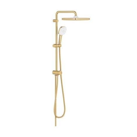  - GROHE-Tempesta System 250 Cube System prysznicowy z przełącznikiem brushed cool sunrise 26976GN1 - 26976GN1 - Łazienki Szydłowski