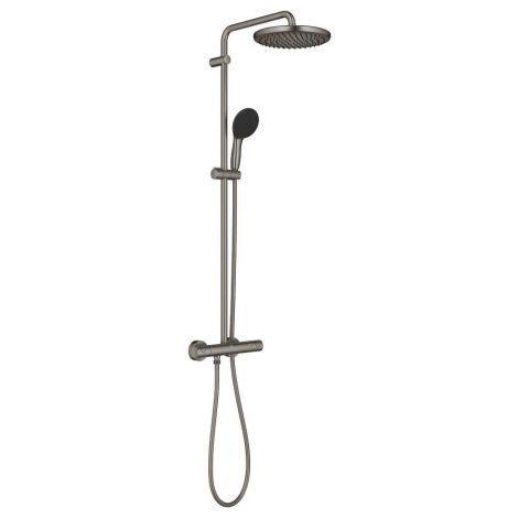  - GROHE-Vitalio Start System 250 System prysznicowy z termostatem do montażu ściennego brushed hard graphite 26677AL1 - 26677AL1 - Łazienki Szydłowski