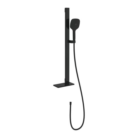  - Villeroy & Boch Infinity Showers zestaw prysznicowy z drążkiem i półką, 3 rodzaje strumienia kolor czarny mat TVS110002000K5 - TVS110002000K5 - Łazienki Szydłowski