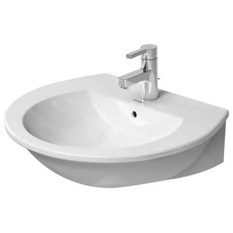- DURAVIT Darling New Umywalka 65x55 cm, biały połysk 2621650000 - 2621650000 - Łazienki Szydłowski