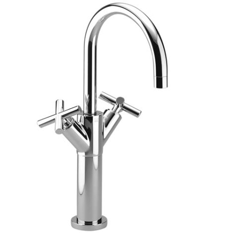  - DORNBRACHT Tara Bateria umywalkowa wysoka z pokrętłami chrom 2253389200 - 22 533 892-00 - Łazienki Szydłowski