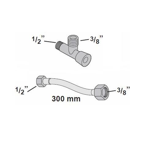  - VILLEROY&BOCH Viclean Zestaw do podłączania wody V9901900 - V9901900 - Łazienki Szydłowski