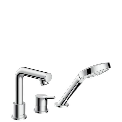  - HANSGROHE Talis S 3-otworowa bateria wannowa chrom 72416000 - 72416000 - Łazienki Szydłowski