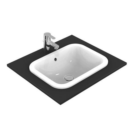  - IDEAL STANDARD Connect prostokątna umywalka wpuszczana w blat 58cm biała E505901 - E505901 - Łazienki Szydłowski