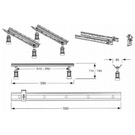  - IDEAL STANDARD Nogi do wanny K727467 - K727467 - Łazienki Szydłowski