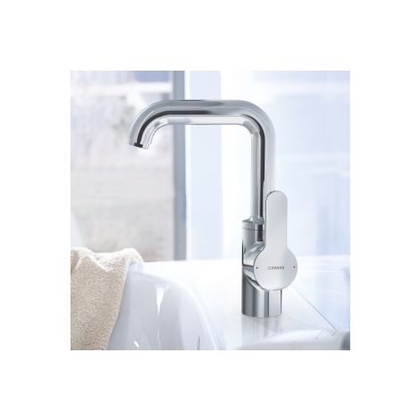 - HANSA PRIMO Bateria umywalkowa chrom 49542203 - 49542203 - Łazienki Szydłowski