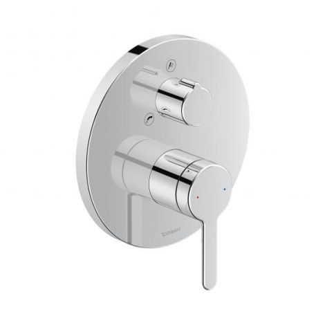- DURAVIT C.1 bateria wannowa do 2 odbiorników chrom C15210018010 - C15210018010 - Łazienki Szydłowski
