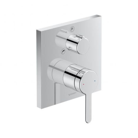 - DURAVIT C.1 bateria wannowa do 2 odbiorników chrom C15210017010 - C15210017010 - Łazienki Szydłowski