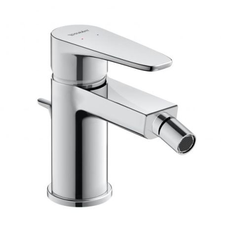  - DURAVIT B.1 Jednouchwytowa bateria bidetowa z korkiem automatycznym, chrom B12400001010 - B12400001010 - Łazienki Szydłowski