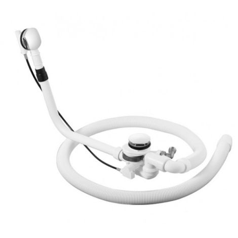 - DURAVIT Zestaw przelewowo-odpływowy Quadroval chrom 791228000001000 - 791228000001000 - Łazienki Szydłowski