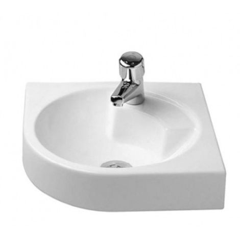 - DURAVIT Architec Umywalka narożna 63,5 x 54 cm biały połysk 0448450000 - 0448450000 - Łazienki Szydłowski