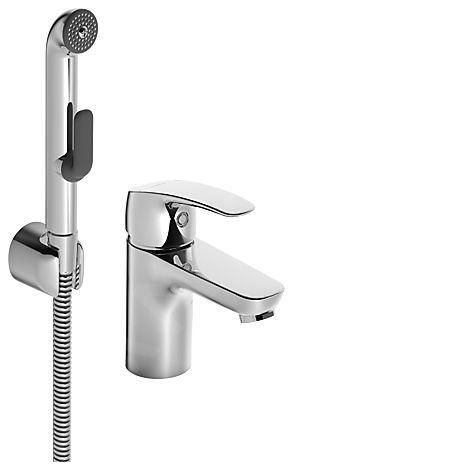 - HANSAPINTO Bateria umywalkowa z zestawem bidetowym chrom 45052283 - 45052283 - Łazienki Szydłowski