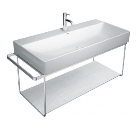 - DURAVIT DuraSquare Stelaż metalowy wiszący 86,5x45,1 cm chrom 0031121000 - 0031121000 - Łazienki Szydłowski