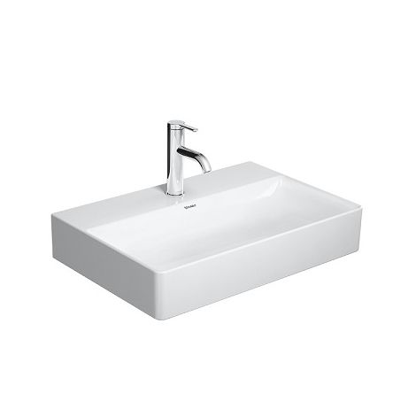  - DURAVIT DuraSquare Umywalka Compact szlifowana 60x40 cm biały połysk 2356600071 - 2356600071 - Łazienki Szydłowski