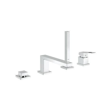 - GROHE-Eurocube 4-otworowa bateria wannowa chrom 19897001 - 19897001 - Łazienki Szydłowski