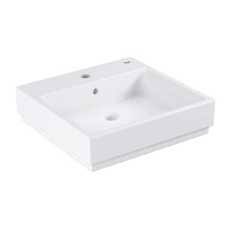  - GROHE-Cube Ceramic Umywalka wisząca 50x49 cm biały połysk 3947400H - 3947400H - Łazienki Szydłowski