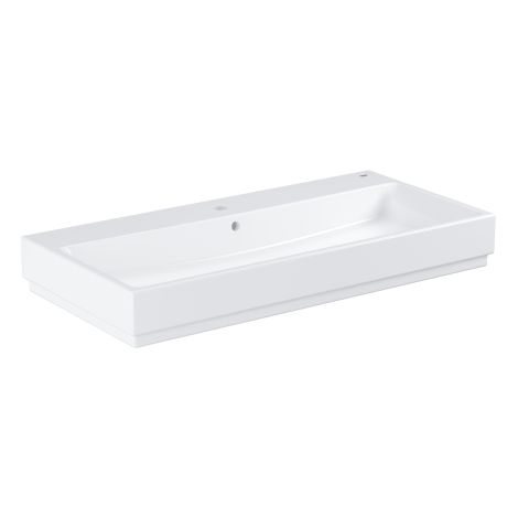  - GROHE-Cube Ceramic Umywalka wisząca 101x49 cm biały połysk 3938600H - 3938600H - Łazienki Szydłowski