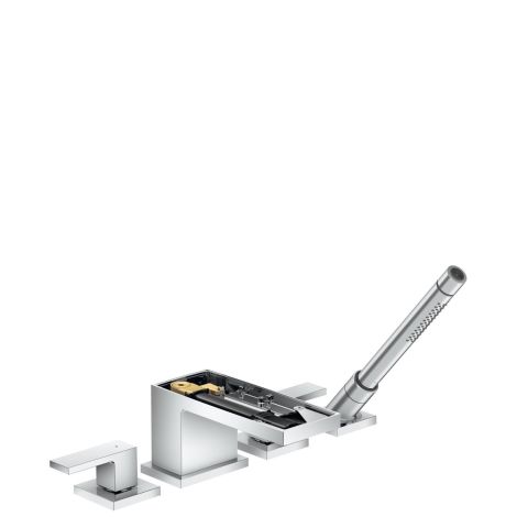 - Axor MyEdition Bateria wannowa 4 otworowa chrom / bez płytki ozdobnej 47432000 - 47432000 - Łazienki Szydłowski