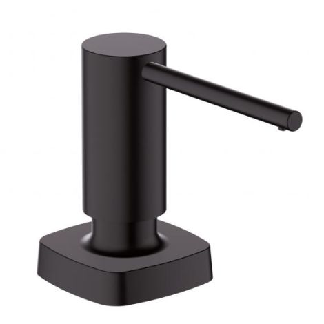 - HANSGROHE A71 dozownik mydła w płynie kolor czarny mat 40468670 - 40468670 - Łazienki Szydłowski