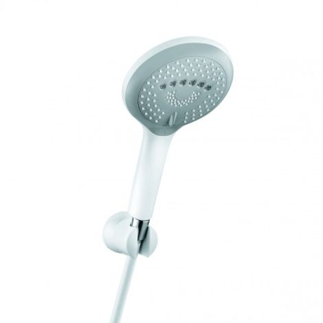 - KLUDI FRESHLINE Zestaw wannowo-natryskowy 3S biały / chrom 679509100 - 6795091-00 - Łazienki Szydłowski