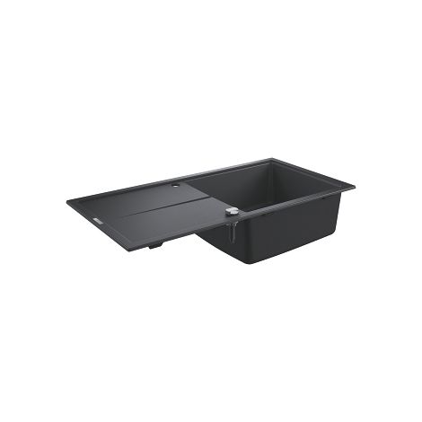  - GROHE-K400 Zlewozmywak kompozytowy 100x50 cm z ociekaczem kolor czarny granit 31641AP0 - 31641AP0 - Łazienki Szydłowski
