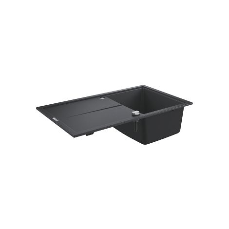  - GROHE-K400 Zlewozmywak kompozytowy z ociekaczem 86x50 cm kolor czarny granit 31640AP0 - 31640AP0 - Łazienki Szydłowski