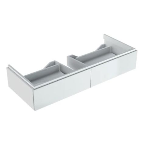  - GEBERIT Xeno2 Szafka pod umywalkę 120 cm, 2 szuflady, biały połysk 500517011 - 500.517.01.1 - Łazienki Szydłowski