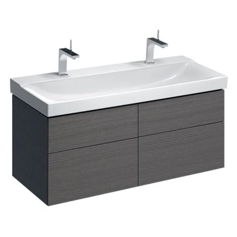  - GEBERIT Xeno2 Szafka pod umywalkę 120 cm, 4 szuflady, szary mat płótno 500518431 - 500.518.43.1 - Łazienki Szydłowski