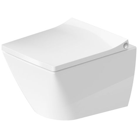 - DURAVIT Viu Miska toaletowa wisząca Compact Duravit Rimless 37x48 cm, biały połysk 2573090000 - 2573090000 - Łazienki Szydłowski