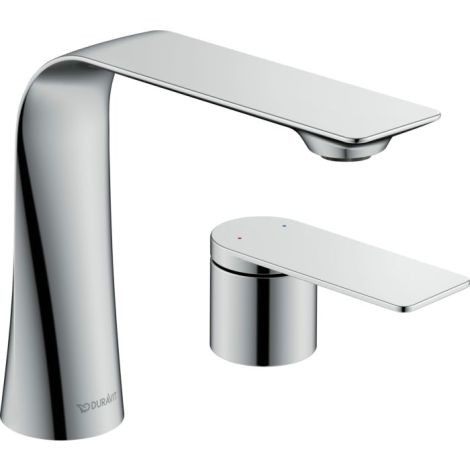 - DURAVIT D.1 Bateria umywalkowa M, chrom D11120002010 - D11120002010 - Łazienki Szydłowski